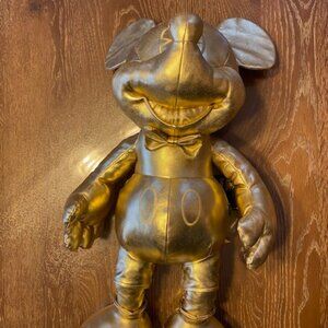 Gold Mickey Mouse Plush - Mickey's 90th Anniversary